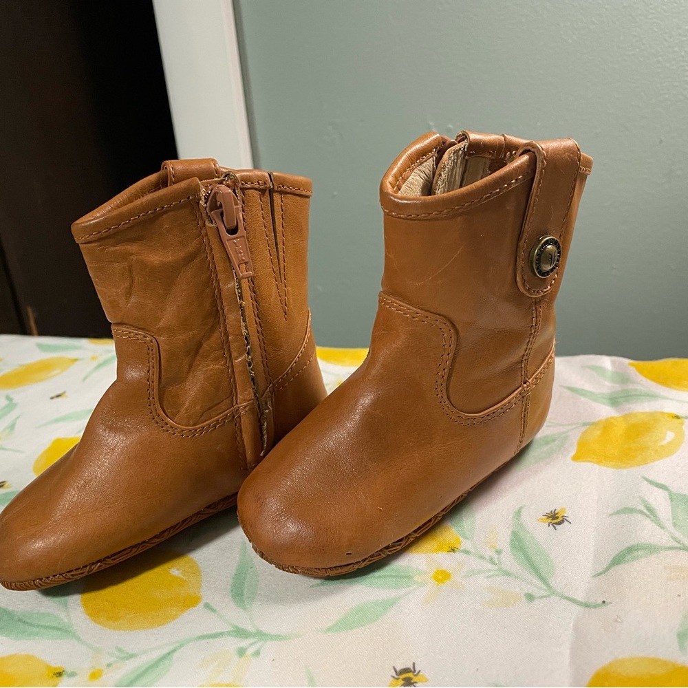 Frye Brown Baby Walker Boots